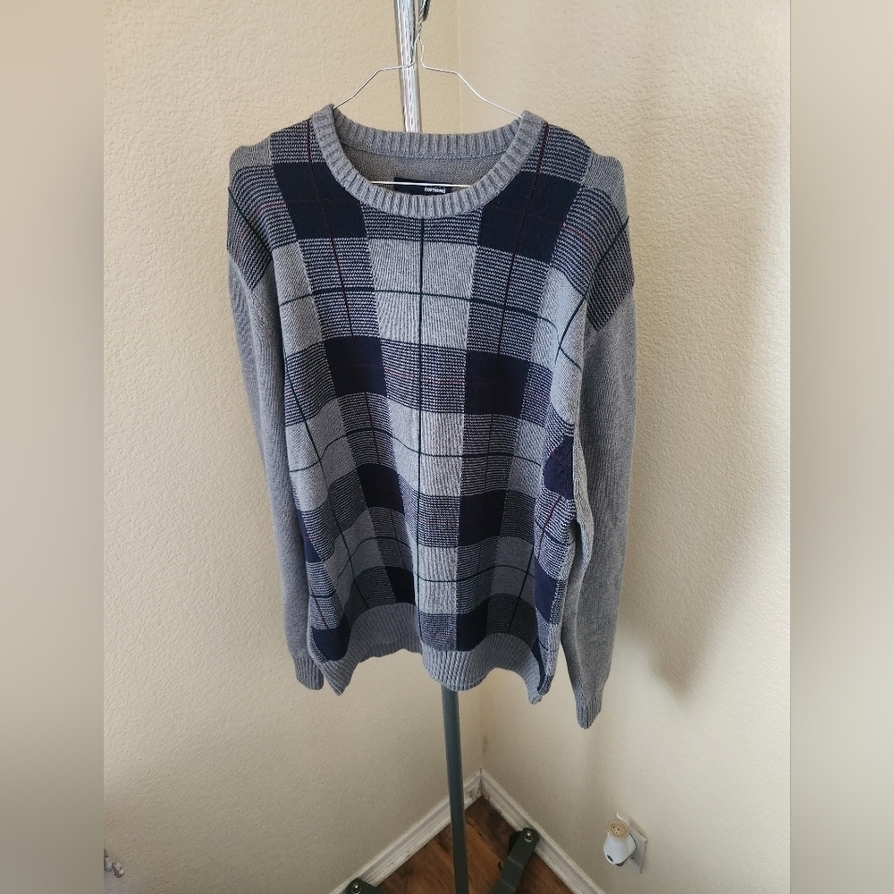 Basic Editions Long Sleeve Pullover Sweater